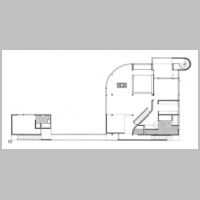 Richard Meier, The Saltzman House, middle level floor plan, on www.archdaily.com,.jpg